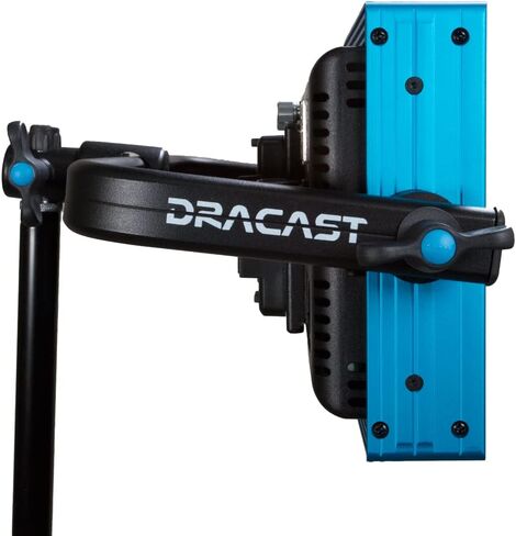 Dracast Pro Series LED500 - Bi-Color 3200K - 5600K LED Video Light | Dimmable 0% - 100% | CRI & TLCI 96+ | V-Mount Battery Plate | Anodized Aluminum Metal Build | Mounting Yoke for 5/8" Baby Pin Inc in Saudi Arabia