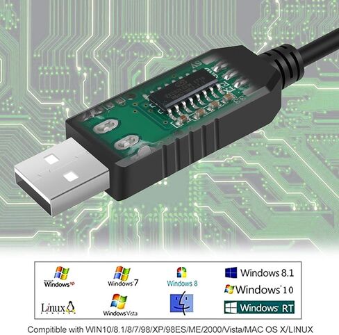Suamdoen Meade Autostar كابل التحكم في التلسكوب FTDI USB إلى RJ12 6P6C كابل وحدة التحكم التسلسلية لـ Meade LX200 (300 سم، Meade LX200) in Kuwait