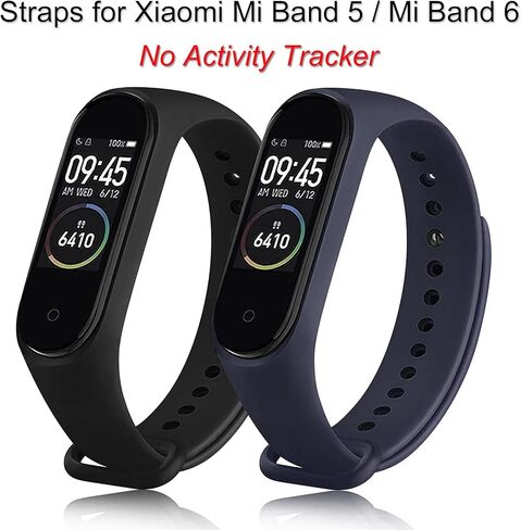 EasyULT 3 x Soft Silicone Replacement Bracelet for Xiaomi Mi Band 5 / Xiaomi Mi Band 6 in Kuwait