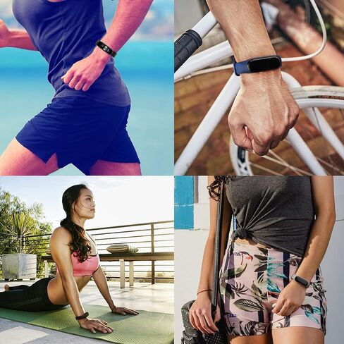 EasyULT 3 x Soft Silicone Replacement Bracelet for Xiaomi Mi Band 5 / Xiaomi Mi Band 6 in Kuwait