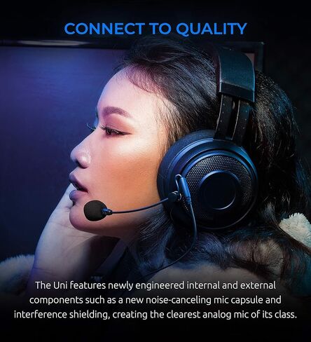 Antlion Audio ModMic Uni Attachable Noise-Cancelling Microphone with Mute Switch Bundle with Blucoil 1080p USB Webcam, USB Conference Speakerphone, USB-A Mini Hub, and 3' USB Extension Cable in Kuwait