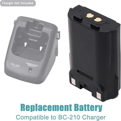 BP-245N 7.4V 1900mAh Li-Ion Battery for Icom IC-M71 IC-M72 IC-M73 Series Marine VHF Two Way radios Replacement Battery BP-245H BP-245 in Saudi Arabia