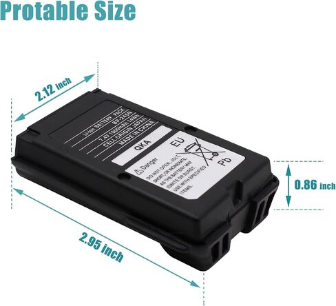 BP-245N 7.4V 1900mAh Li-Ion Battery for Icom IC-M71 IC-M72 IC-M73 Series Marine VHF Two Way radios Replacement Battery BP-245H BP-245 in Saudi Arabia