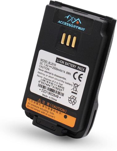 Accessoryway Replacement Hytera PD402i PD412i PD482i PD502i PD562i PD602i Two Way Radio 2000mAh Li-Ion rechargaeble Battery BL2010 BL1504 BL1502 Battery in Saudi Arabia