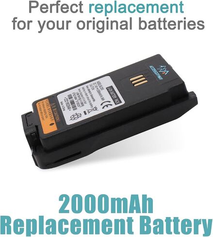 Accessoryway Replacement Hytera PD402i PD412i PD482i PD502i PD562i PD602i Two Way Radio 2000mAh Li-Ion rechargaeble Battery BL2010 BL1504 BL1502 Battery in Saudi Arabia