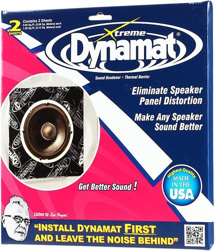 Dynamat Xtreme Speaker Kit - Sound Deadening and Audio Enhancing,Black in Kuwait