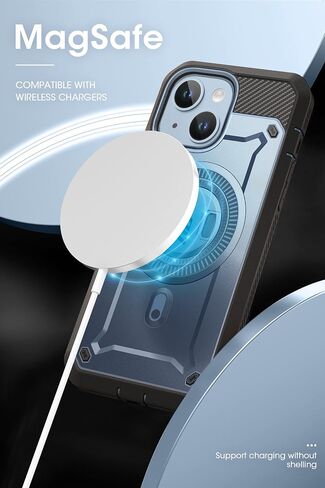 SUPCASE for iPhone 14 Plus Case with Screen Protector, Black in Kuwait