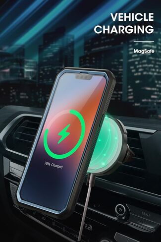 SUPCASE for iPhone 14 Plus Case with Screen Protector, Black in Kuwait
