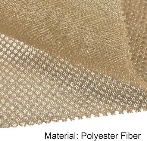 uxcell Light Khaki Speaker Mesh Grill Stereo Fabric Dustproof 0.5x1.45M 20 x 57 inch in Saudi Arabia