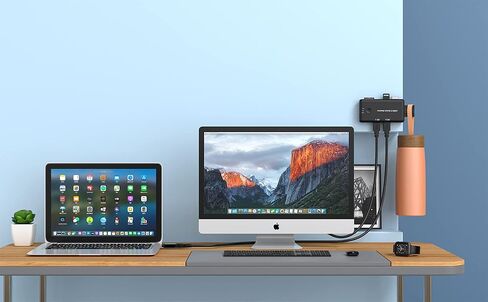 محدد مفتاح USB 3.0، جهازي كمبيوتر Dacimoac يشاركان 3 منافذ USB ومنفذ TF/SD، مناسب لطابعة لوحة مفاتيح الماوس وبطاقة TF/SD، ويأتي مع منزلق للتثبيت in Kuwait