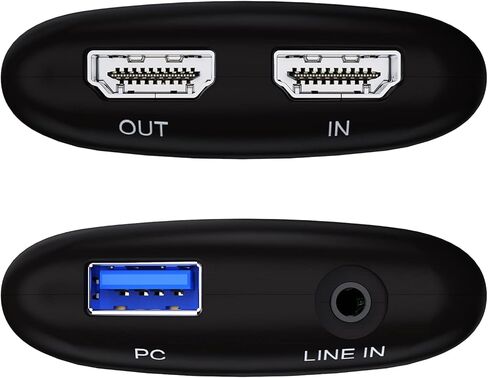 بطاقة التقاط الألعاب Ezcap321 USB3.1 4K30، تسجيل فيديو Game Link Raw 4K HDMI للبث المباشر 4K 30 إطارًا في الثانية أو 1080p120، 1440p60، بطاقة التقاط HDMI متوافقة مع PS5، PS4، Xbox One، Xbox 360، Switch in Kuwait