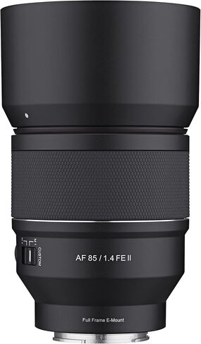 روكينون عدسة تركيز تلقائي مقربة باطار كامل 85 ملم F1.4 AF Series II لسوني E (IO85SE2-E) اسود in Saudi Arabia