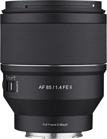روكينون عدسة تركيز تلقائي مقربة باطار كامل 85 ملم F1.4 AF Series II لسوني E (IO85SE2-E) اسود in Saudi Arabia