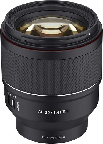 روكينون عدسة تركيز تلقائي مقربة باطار كامل 85 ملم F1.4 AF Series II لسوني E (IO85SE2-E) اسود in Saudi Arabia