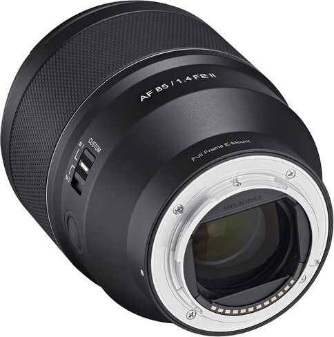 روكينون عدسة تركيز تلقائي مقربة باطار كامل 85 ملم F1.4 AF Series II لسوني E (IO85SE2-E) اسود in Saudi Arabia