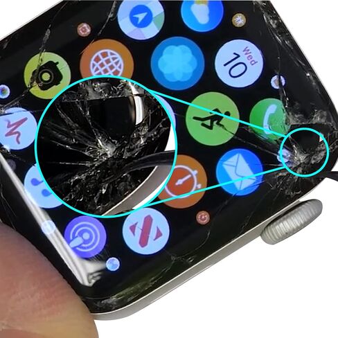 Compatible with Apple Watch Series 2/3 38mm Screen Replacement - Front LED Glass Lens Replacement Repair Kit & Watch Glass Repair (No LCD Screen and Touch Digitizer)(Series 2/3 38mm) in Kuwait