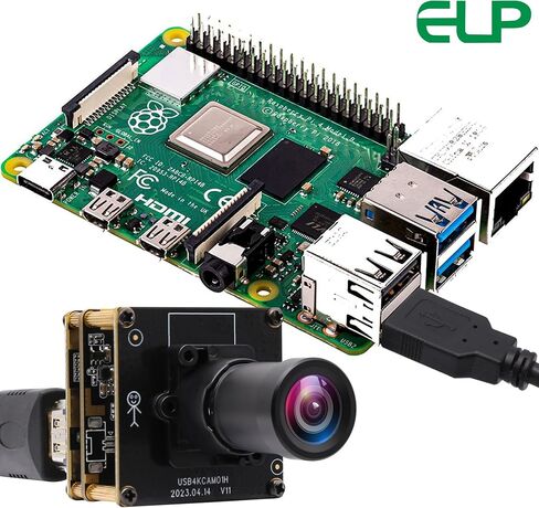 ELP 4K HDMI USB Camera - Wide Angle, 2X Digital Zoom, H.265, 8MP, UVC USB2.0 for Laptop & Monitor in Saudi Arabia