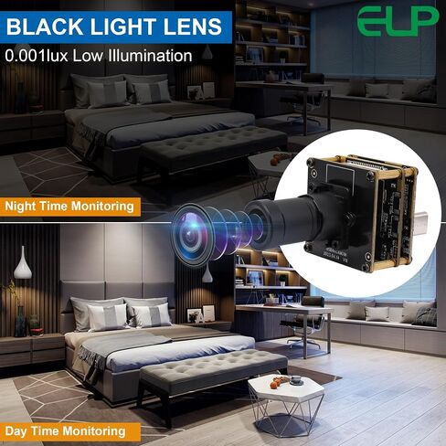 ELP 4K HDMI USB Camera - Wide Angle, 2X Digital Zoom, H.265, 8MP, UVC USB2.0 for Laptop & Monitor in Saudi Arabia