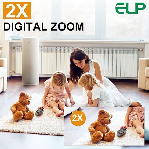 ELP 4K HDMI USB Camera - Wide Angle, 2X Digital Zoom, H.265, 8MP, UVC USB2.0 for Laptop & Monitor in Saudi Arabia