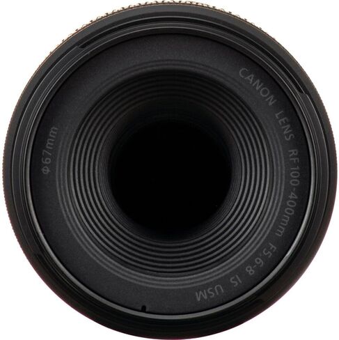 Canon RF 100-400mm f/5.6-8 is USM Lens (5050C002) + Filter Kit + Backpack + 64GB Card + Card Reader + Flex Tripod + Memory Wallet + Cap Keeper + Cleaning Kit + Hand Strap + More (Renewed) in Saudi Arabia