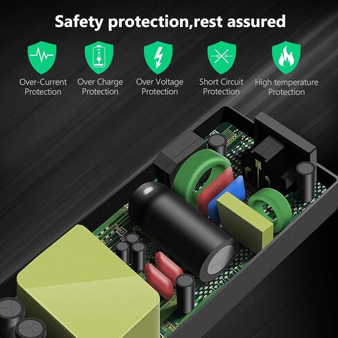 شاحن USB-C سريع 65 وات 45 وات لـ LG Gram - مناسب لأجهزة الكمبيوتر المحمول LG 15" 16" 17" Gram Series 15Z90N 14Z90N 17Z90N 16Z90P 14Z90P 17Z90P Type C سلك إمداد الطاقة in Kuwait