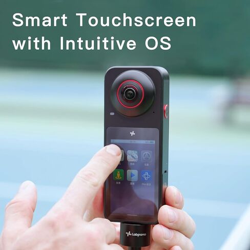 Labpano PilotPano 360 Degree Camera,5.7K 360°,3,1" Touch Screen,CMOS sensors,AI Editing, Live Streaming, HDR,Webcam,PilotSteady in Kuwait