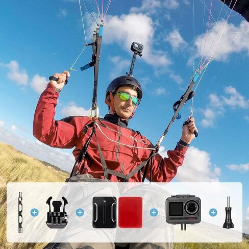 AKASO Action Camera Bike Kit Compatible for EK7000/EK7000 Pro/Brave 4/Brave 4 Pro/Brave 7 LE/Brave 7/Brave 8/V50X/V50 Pro/V50 Elite/GoPro Hero 11 10 9 8 7/DJI/Apexcam Action Camera in Kuwait