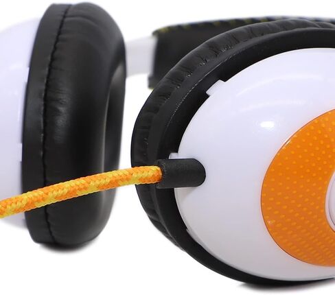 Avid AE-36 Headset in White with Adjustable Boom Microphone for School, Classroom, Education, Testing and Assessment in Kuwait
