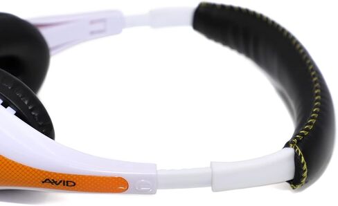 Avid AE-36 Headset in White with Adjustable Boom Microphone for School, Classroom, Education, Testing and Assessment in Kuwait