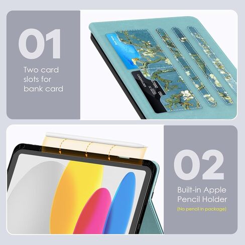 حافظة جلدية OKP لجهاز iPad A16 الجيل الحادي عشر/العاشر مقاس 11/10.9 بوصة 2025/2022 in Kuwait