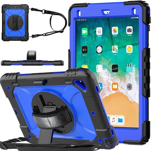 BMOUO Case for iPad 6th/5th Generation Case (9.7 inch, 2018/2017), Black in Kuwait