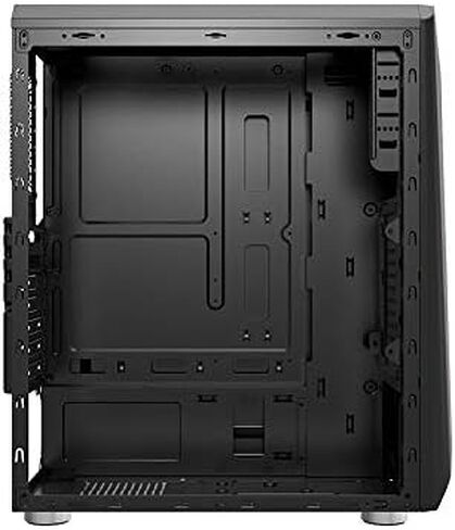 Bgears b-Vigor RGB Mid Tower مع ضوء RGB أمامي وزجاج مقسى جانبي وثيرمالتيك ذكي 500 وات 80+ وحدة PSU بيضاء معتمدة، طاقة مستمرة مع مروحة تبريد فائقة الهدوء مقاس 120 مم in Kuwait