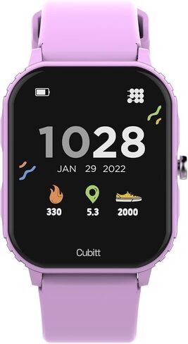 Cubitt Teens Smartwatch, 1.85" Touchscreen Fitness Tracker – Obsidian Black in Saudi Arabia