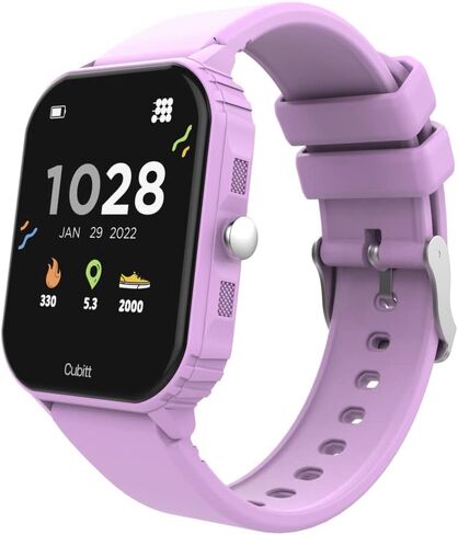 Cubitt Teens Smartwatch, 1.85" Touchscreen Fitness Tracker – Obsidian Black in Saudi Arabia
