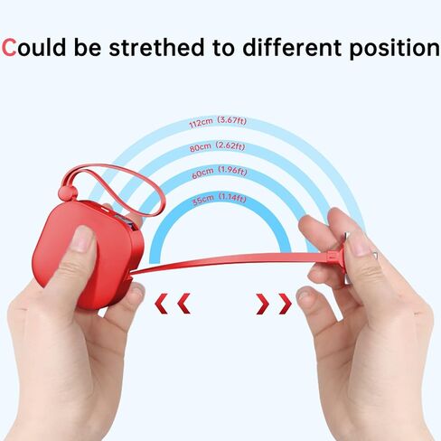 جارتموست 3 في 1 كابل شحن، ثلاثة في واحد كابل شحن قابل للسحب. نقل البيانات، يمكن استخدامه كمرآة، حامل للهاتف. متوافق مع الهاتف، أندرويد، الأجهزة اللوحية (أخضر) in Kuwait