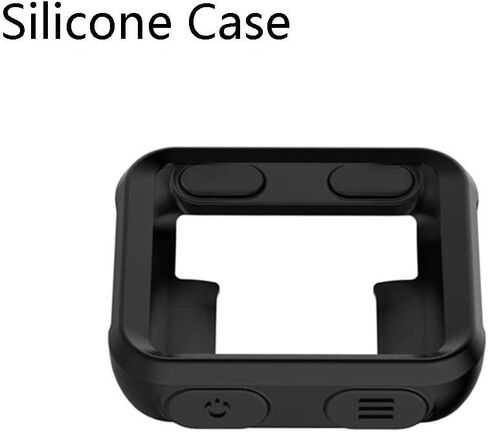 Watch Screen Protector (3 Pack) Compatible Garmin Forerunner 35 Tempered Glass Film Anti-Scratch High Definition Full Coverage and (1Pack) Silicone Case for Smart watch in Saudi Arabia