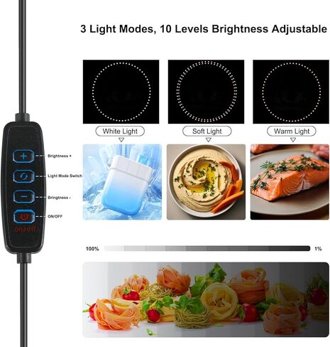 صندوق إضاءة محمول للتصوير الفوتوغرافي، صندوق إضاءة استوديو الصور، مجموعة خيمة تصوير احترافية مقاس 12 × 12 بوصة مع 120 مصباح LED + 6 خلفيات ملونة + قطعة قماش ناشرة للضوء - صندوق صور قابل للتعتيم لتصوير المنتج in Kuwait