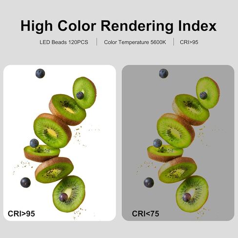 صندوق إضاءة محمول للتصوير الفوتوغرافي، صندوق إضاءة استوديو الصور، مجموعة خيمة تصوير احترافية مقاس 12 × 12 بوصة مع 120 مصباح LED + 6 خلفيات ملونة + قطعة قماش ناشرة للضوء - صندوق صور قابل للتعتيم لتصوير المنتج in Kuwait
