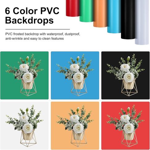 صندوق إضاءة محمول للتصوير الفوتوغرافي، صندوق إضاءة استوديو الصور، مجموعة خيمة تصوير احترافية مقاس 12 × 12 بوصة مع 120 مصباح LED + 6 خلفيات ملونة + قطعة قماش ناشرة للضوء - صندوق صور قابل للتعتيم لتصوير المنتج in Kuwait