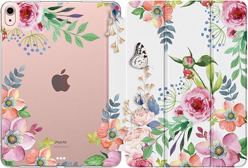 MoKo for iPad Air 6th Generation 11-inch Case (M2) 2024, iPad Air 5th/4th Gen Case 10.9" 2022/2020, Translucent Frosted Soft TPU Back Cover for iPad Air 6/5/4 Gen, Slim iPad Air Case,Apricot Orange in Kuwait