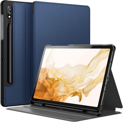 JETech Folio Case for Samsung Galaxy Tab S8/S7 11" (2022/2020), Black in Saudi Arabia