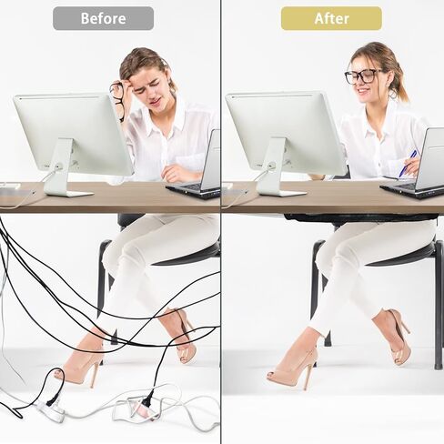 بيليتشتو منظم لتنظيم الكيبلات اسفل المكتب، منظم كيبلات شبكي لتنظيم الكابلات، منظم اسلاك بسعة كبيرة للمكتب وغرفة الكمبيوتر والمكتب القائم، اسود سهل التركيب in Kuwait