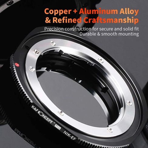 K&F Concept Lens Mount Adapter, Olympus OM Lens to EF Camera for 1D, 1DS, Mark II, III, IV, 5D, Mark II, 7D, 40D, 50D, 60D, 70D, Digital Rebel T2i, T3, T3i, T4i, T5i, SL1 in Saudi Arabia