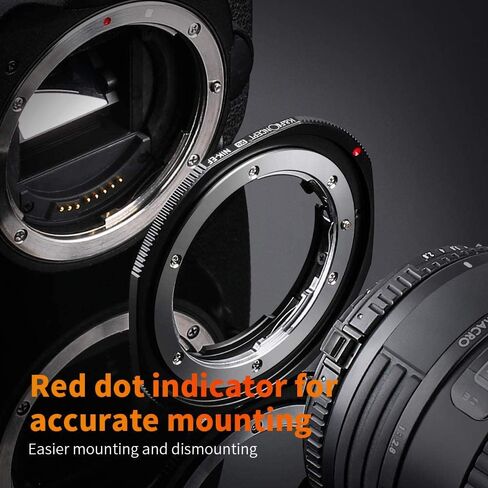 K&F Concept Lens Mount Adapter, Olympus OM Lens to EF Camera for 1D, 1DS, Mark II, III, IV, 5D, Mark II, 7D, 40D, 50D, 60D, 70D, Digital Rebel T2i, T3, T3i, T4i, T5i, SL1 in Saudi Arabia