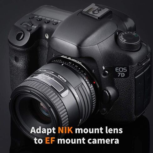 K&F Concept Lens Mount Adapter, Olympus OM Lens to EF Camera for 1D, 1DS, Mark II, III, IV, 5D, Mark II, 7D, 40D, 50D, 60D, 70D, Digital Rebel T2i, T3, T3i, T4i, T5i, SL1 in Saudi Arabia
