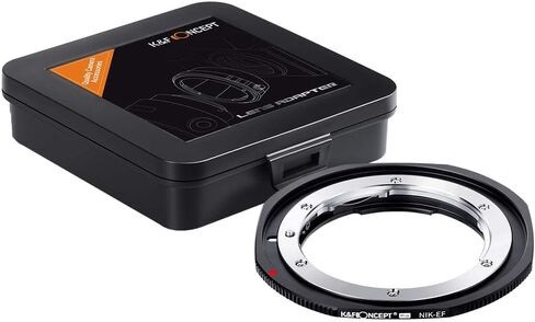 K&F Concept Lens Mount Adapter, Olympus OM Lens to EF Camera for 1D, 1DS, Mark II, III, IV, 5D, Mark II, 7D, 40D, 50D, 60D, 70D, Digital Rebel T2i, T3, T3i, T4i, T5i, SL1 in Saudi Arabia