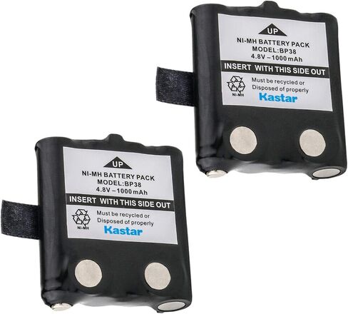 Kastar 2-Pack Ni-MH 4.8V 1000mAh Two-Way Radio Battery Replacement for Uniden BP38, BP-38, BP39, BP-39, BP40, BP-40, Uniden BT537, BT1013, BT-537, BT-1013, FPB9404, GMR635, GMR635-2CK, GMR638, GMR645 in Saudi Arabia