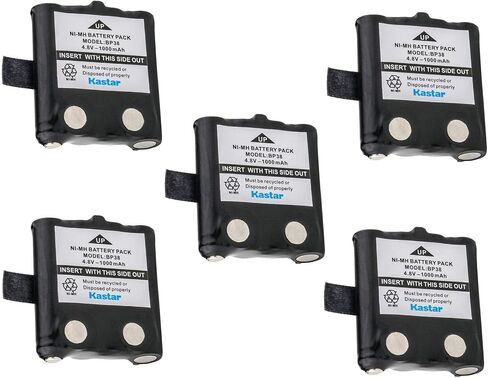 Kastar 2-Pack Ni-MH 4.8V 1000mAh Two-Way Radio Battery Replacement for Uniden BP38, BP-38, BP39, BP-39, BP40, BP-40, Uniden BT537, BT1013, BT-537, BT-1013, FPB9404, GMR635, GMR635-2CK, GMR638, GMR645 in Saudi Arabia
