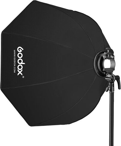 Godox SB-UE 37 بوصة/95 سم مظلة مثمنة سوفت بوكس ​​مع حامل S2 Speedlite قوس بوينز وشبكة قرص العسل لاستوديو التصوير الفوتوغرافي ستروب فلاش Speedlite Speedlight in Saudi Arabia