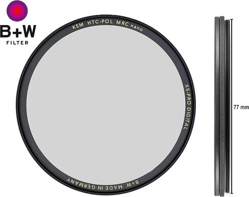B + W Circular Polarizer Kaesemann - Standard Mount (F-PRO), HTC, 16 Layers Multi-Resistant Coating, Photography Filter, 40.5 x 0.5 mm in Saudi Arabia